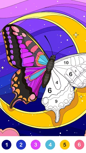 Gameplay screenshot 4 from Tap Color Pro: Color By Number - Board game